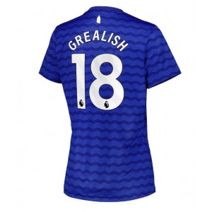 Everton Jack Grealish #18 Jalkapallovaatteet Naisten Kotipaita 2025-26 Lyhythihainen